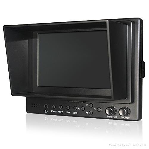 5" LCD Video Camera Monitor with HDMI & YPbPr Input