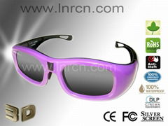 waterproof and anti-theft active 3d shutter glasses