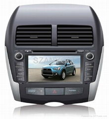 new in-dash dvd player navigator for Mitsubushi ASX with 8" HD Touch Screen