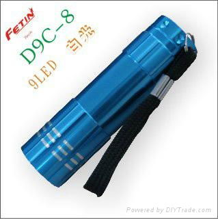 9LED highpower white led torch