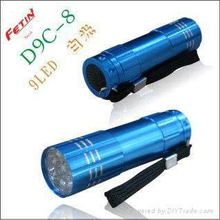 9LED highpower white led torch 2