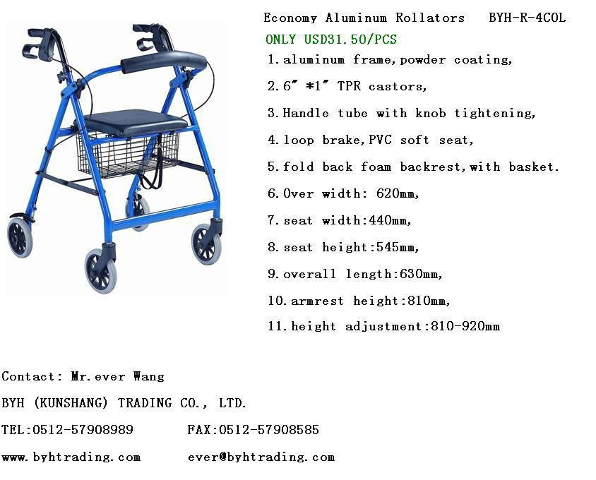 aluminume rollator