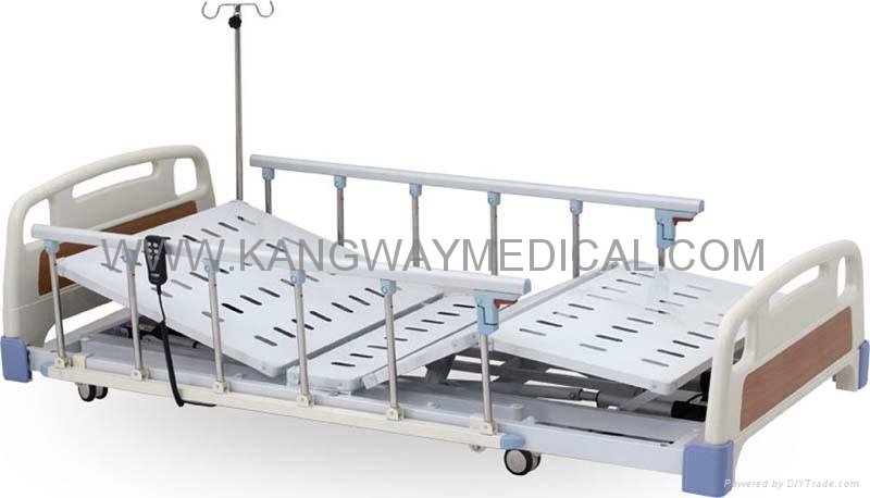 ABS Three-function Electric Super Low Medical Care Bed 1