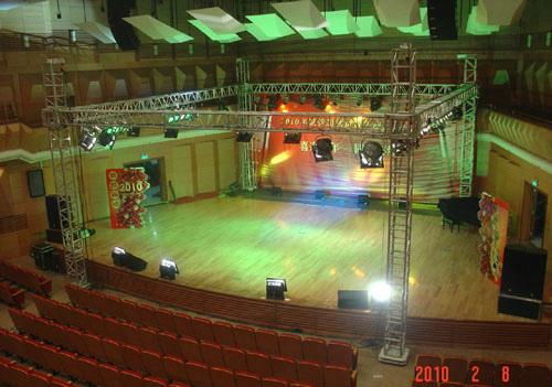 led stage light truss