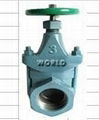 518-F ANSI Clip gate valve OS&Y inside screw 1