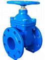 816-F DIN ductile iron resilient seat gate valve 2