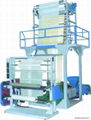 Co-extruder film blowing machine