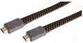 Gold plated Flat HDMI Cable HDMI video