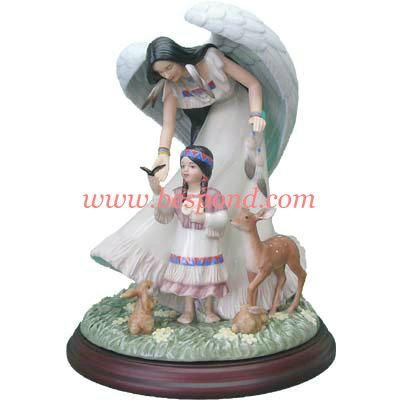 Porcelain Gift Item-Mother and Daughter