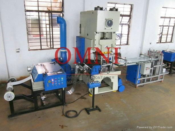 aluminum foil containers making machine