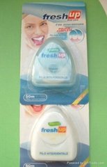 triangle shape dental floss oral care products