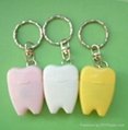 tooth shape dental floss oral care