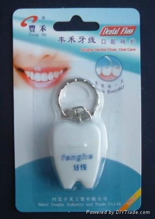 tooth shape dental floss oral care products