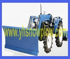 Tractor snow plow