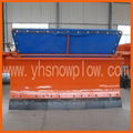 Snow blades for loader