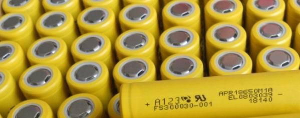 Lifepo4 A123 18650 1000mah battery cell 2