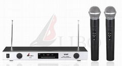 VHF Dual-Channel Wireless Microphone 