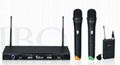 UHF-band Dual-channel wireless microphone  1