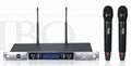 UHF Dual-channel wireless microphone  1