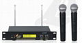 UHF Dual-channel wireless microphone