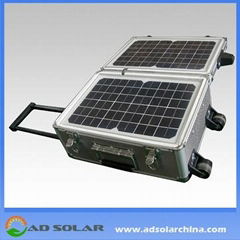 40W portable solar system for home use 