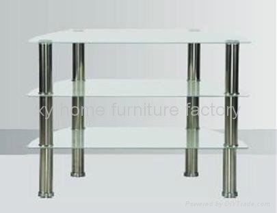 modern glass tv stand xyts-109