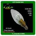 4w led candle bulb can be do dimmable 2