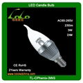 4w led candle bulb can be do dimmable 3