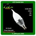 4w led candle bulb can be do dimmable 4