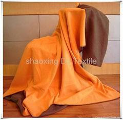 polyester anti pilling bonded polar fleece blanket