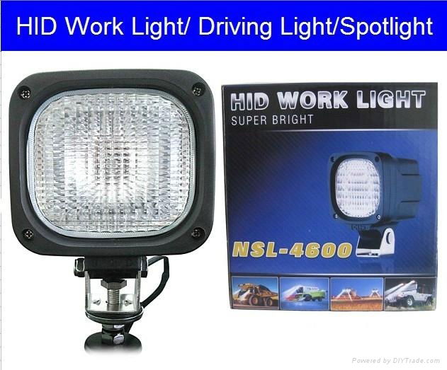 35W/55W tractor HID working lamp floodlight and spotlight