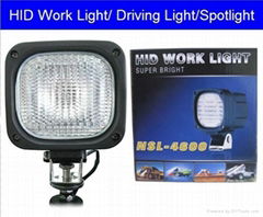 35W/55W tractor HID working lamp floodlight and spotlight