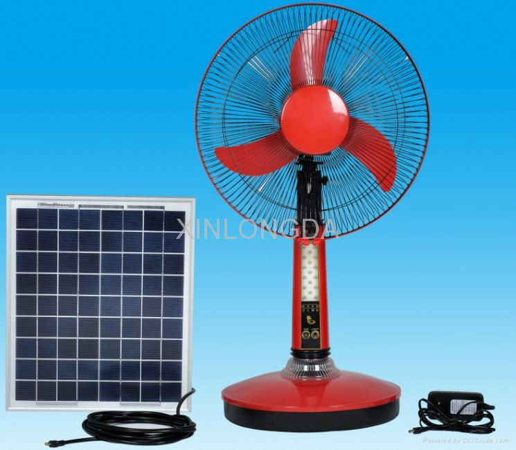 Rechargeable Standing Fan /Solar fan 