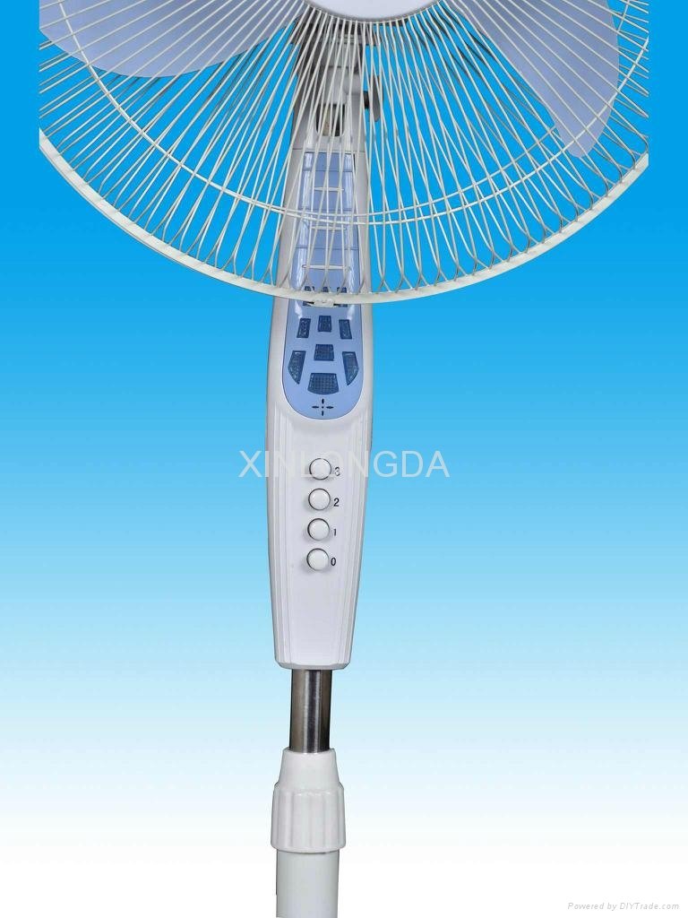 supplier emergency DC/AC fan with battery and solar panels 2