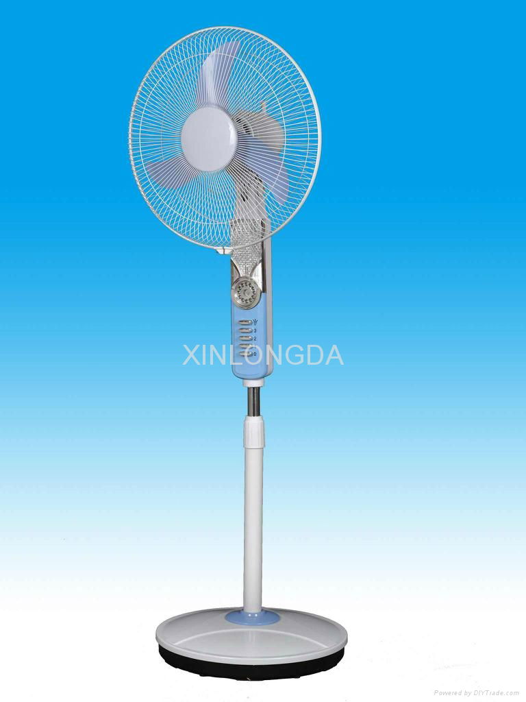 Rechargeable  Standing fan supplier 16inch 3