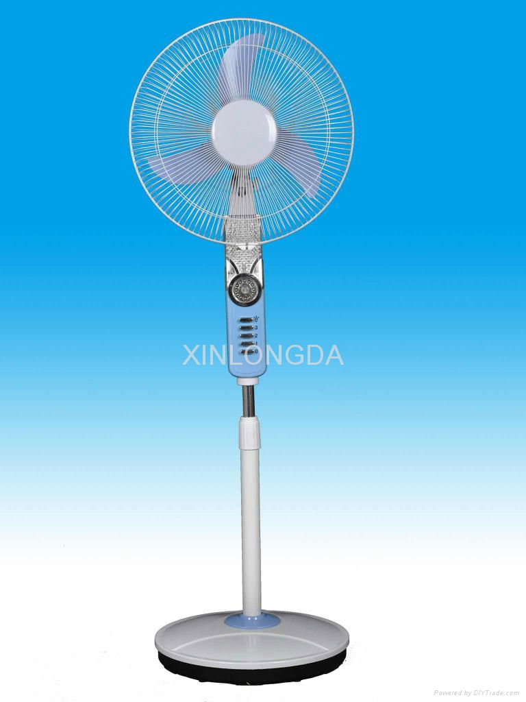 Rechargeable  Standing fan supplier 16inch 4