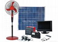 Portable Solar System solar fan tv and LED lights