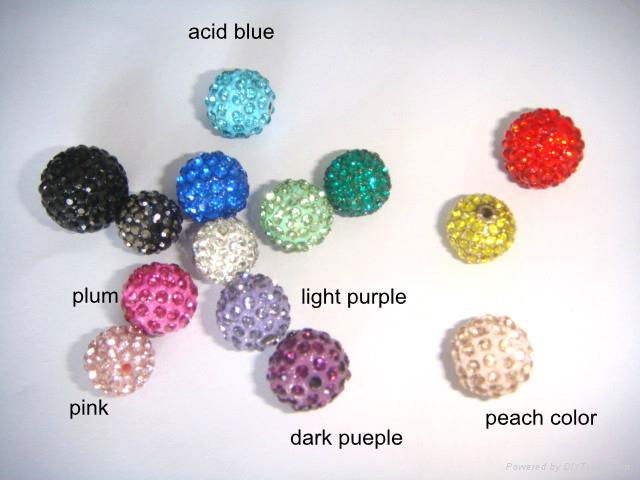 Rainbow Shamballa style bracelet  5