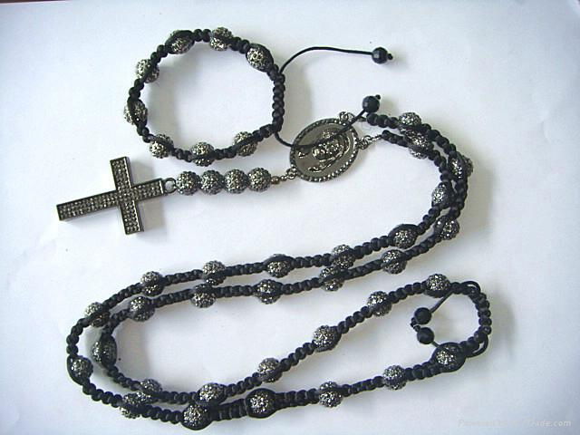 Wholesale shamballa necklace (rosary) by whole set 3