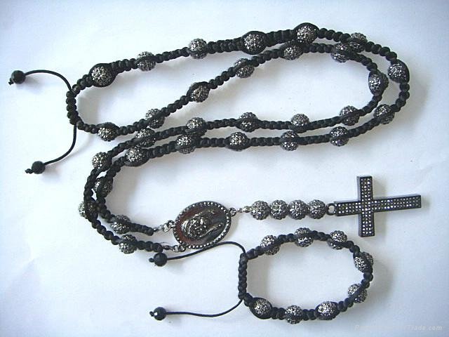 Wholesale shamballa necklace (rosary) by whole set 4