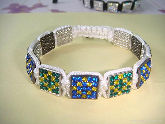 square shamballa bracelet