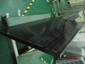 black framed solar module