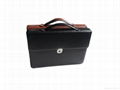 Genuine leather briefcase with handle 3