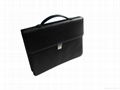 Genuine leather briefcase with handle 4