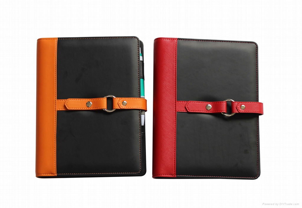 2013 newest style leather organizer with pu cover 4