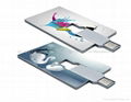 Thin plastic card usb storage stick usb key 5