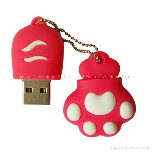 PVC Cartoon usb drive usb flash disk 4