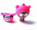 Novel Cartoon USB pen drive usb flash disk 3