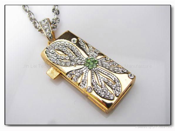 Gift necklace usb flash storage usb 2.0 flash memory 3