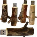 Wooden USB pen drive -with logo laser imprint -16gb 2